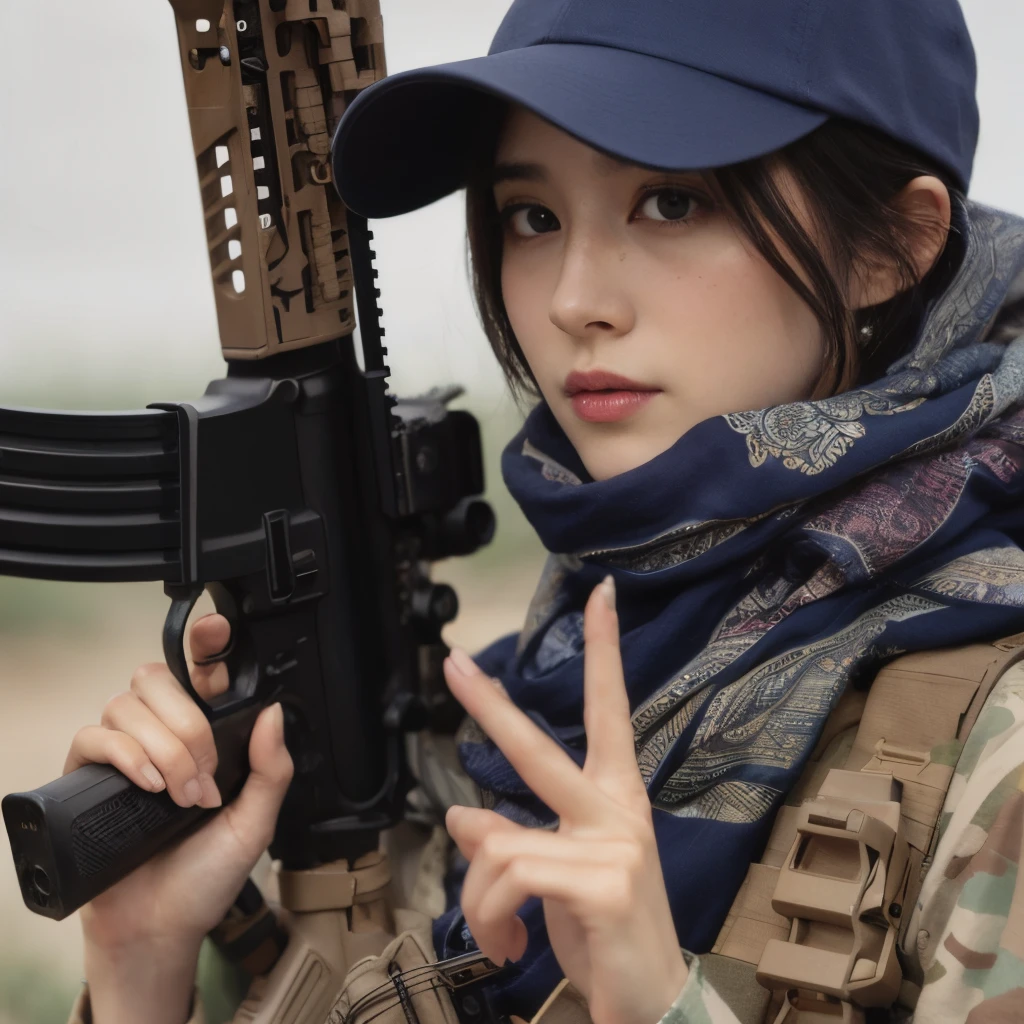 Realistic skin textures、automatic rifle