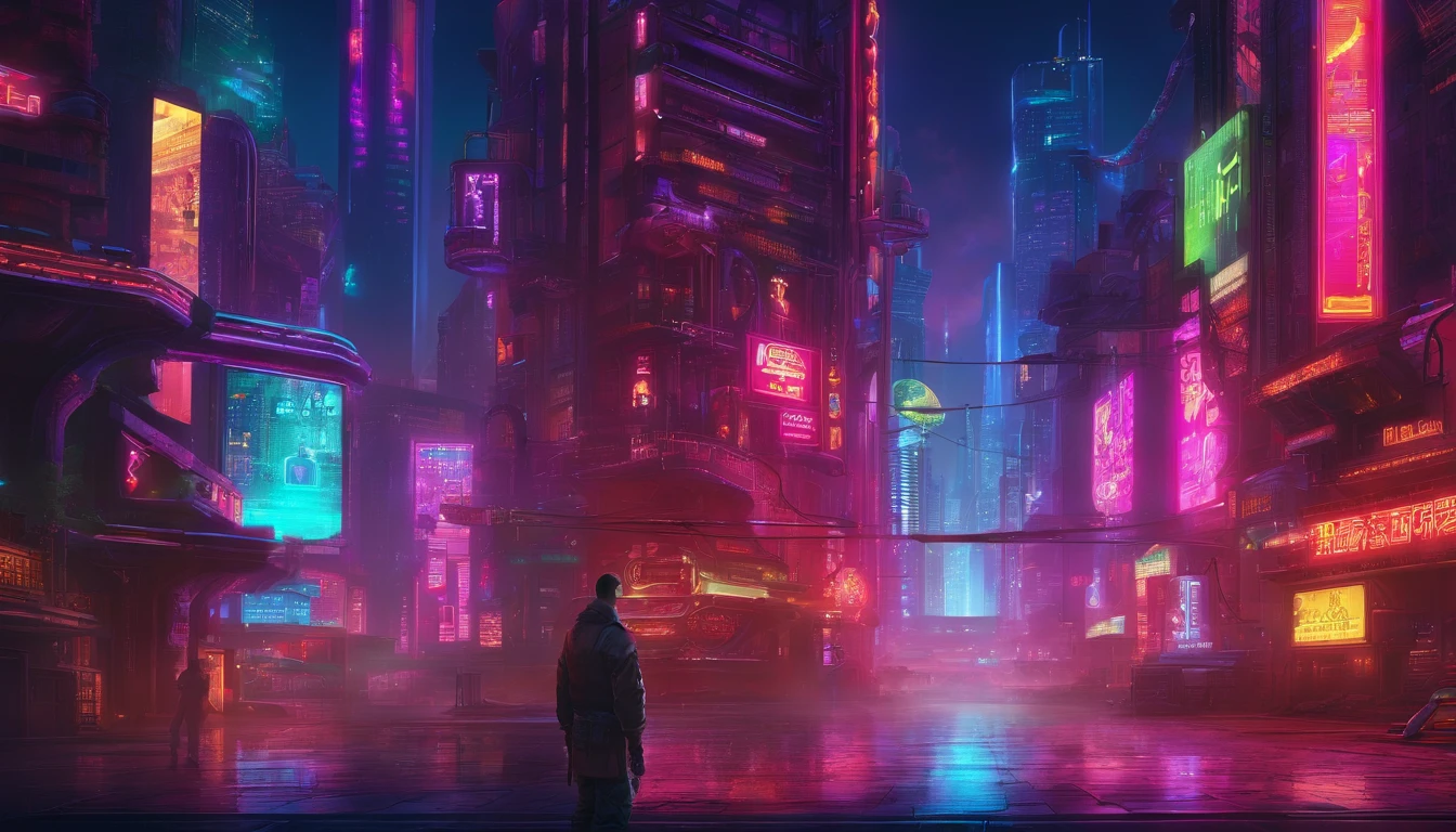 The mysterious world depicted by the artist