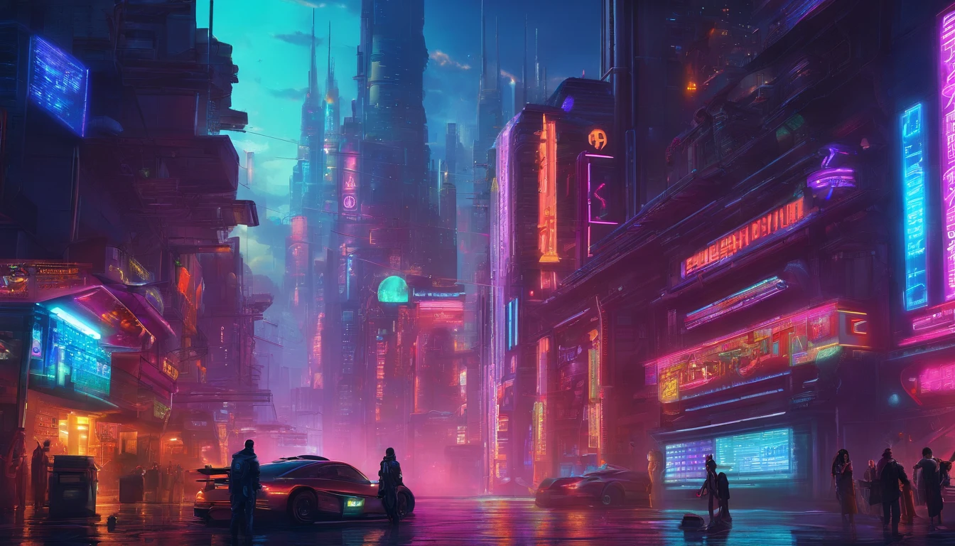 The mysterious world depicted by the artist