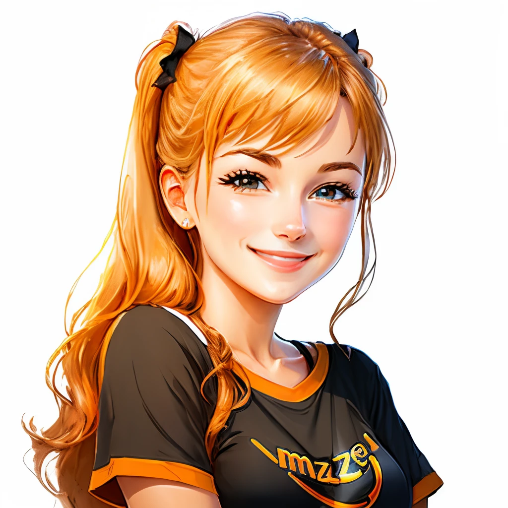 Draw a simple smile that can become a trademark or logo similar to Amazon logo