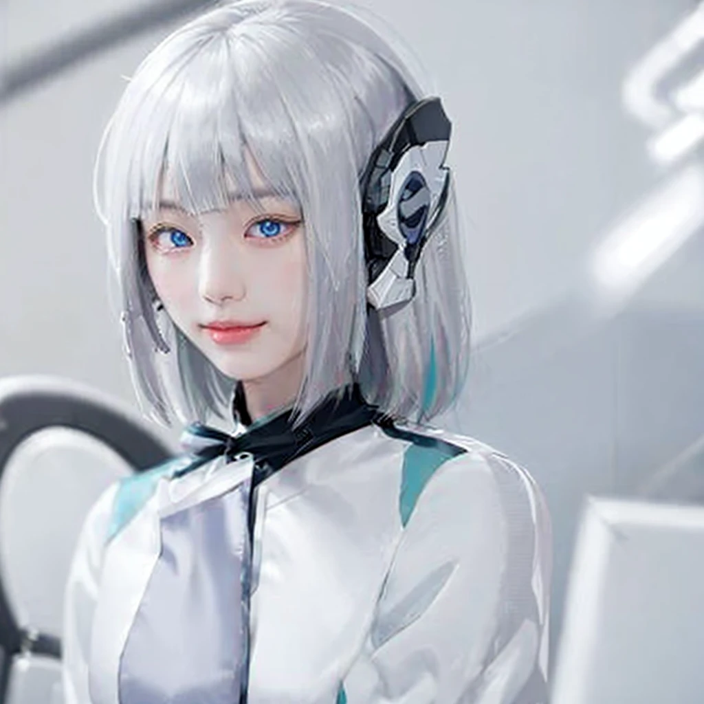(masterpiece, best quality, 1girl, solo, fine detail, chromatic aberration), realistic, (medium breath), long hair, white hair, silver highlight, hair above one eye, silver eyes, earrings, sharp eyes, choker, neon shirt, big breasts, white bikini, (symmetrical eyes), (perfectly symmetrical body), laying in bed, bright lights, looking at the audience,full body,blushing,pale skin,arms down, skinny, thin skin,soft lighting,sleeping in bed