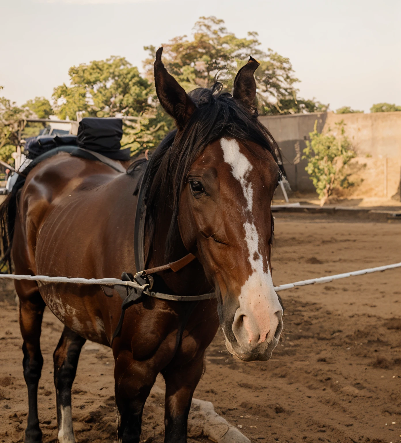 Change this horse Color into full black