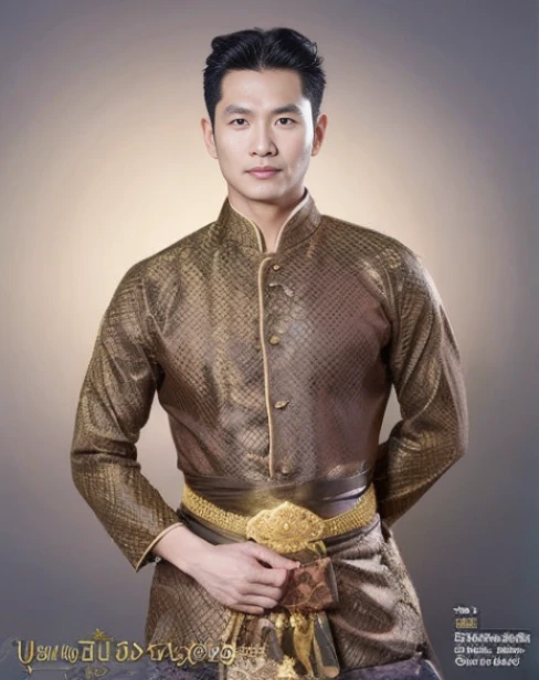 Ancient Thai men,Bare-chested,Thai men with good bodies,handsome,Thai style wooden house,Governor,rich,silver,diamond,gem,gem,Six Pack,musculine