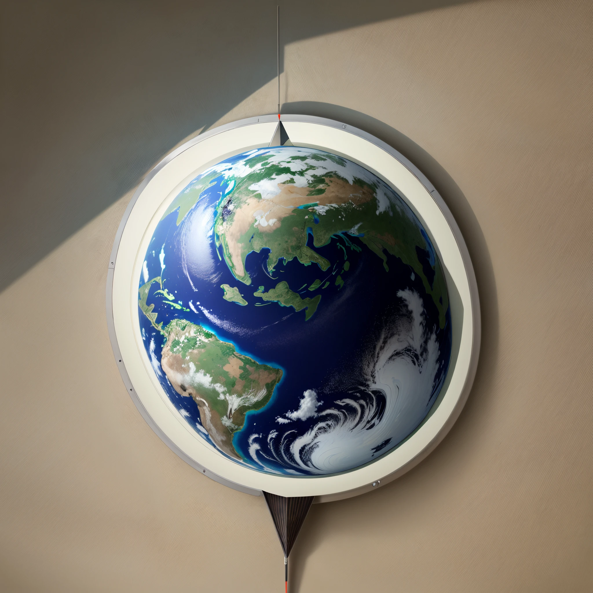 arrow surrounding the earth
