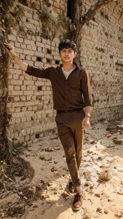 Realistic person,hansome boy,no clothing change,no background change