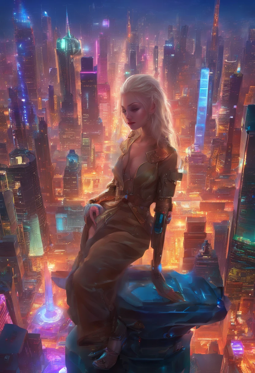 top-quality、Official art、Extreme details、Stellar lumen、cosmic space、Milky way、Mysteries of the universe、Silence、Cosmic Light、Well-groomed beauty、Goddess of Wisdom、Inherited Intents、Memory of antiquity、sapphire eyes、Long Blonde Hair、Tall and lean、resolute、dignity、age 30s、noble、wear a blue space suit、True、good、pleasing、Intricate details、Oil Painting、Best Quality、the golden ratio
