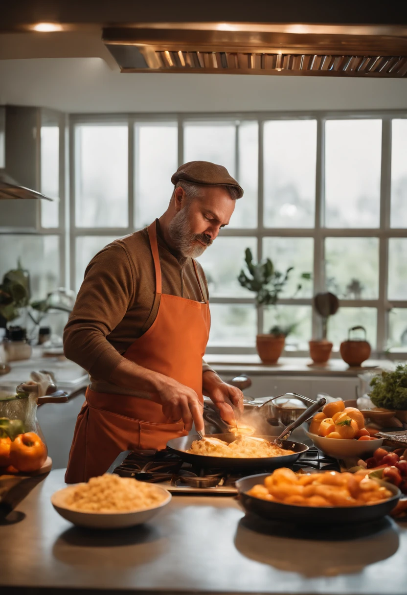 A photo of a person cooking a new recipe in a unique and unconventional way.,original,Annoying VC is a middle aged man who is Silicon Valley tech person