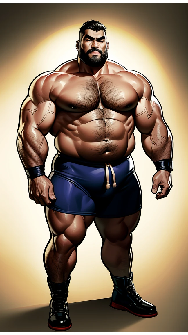 the only person,male people,Muscle wrestler,musculous,Stout wrestler,Asian people,jpn,Uncles,60-year-old middle-aged man,Short hair details,Short hair details,Wrestling boots,Full body like,Panorama characters,WWE ring,WWE American professional wrestling,spotlight lights,cellshading,visions,pantiess,fatness,age 55,,Middle age,tattoo is,Fingerless gloves,Wheat-colored skin,oilly skin,Dark skin,Show off your chest muscles,Sumo wrestler,body builder,Wide sideburns,Pronounced abs,ssmile,beard is gray,White hair,(Full body like:3),Hands are very thin,delicated face