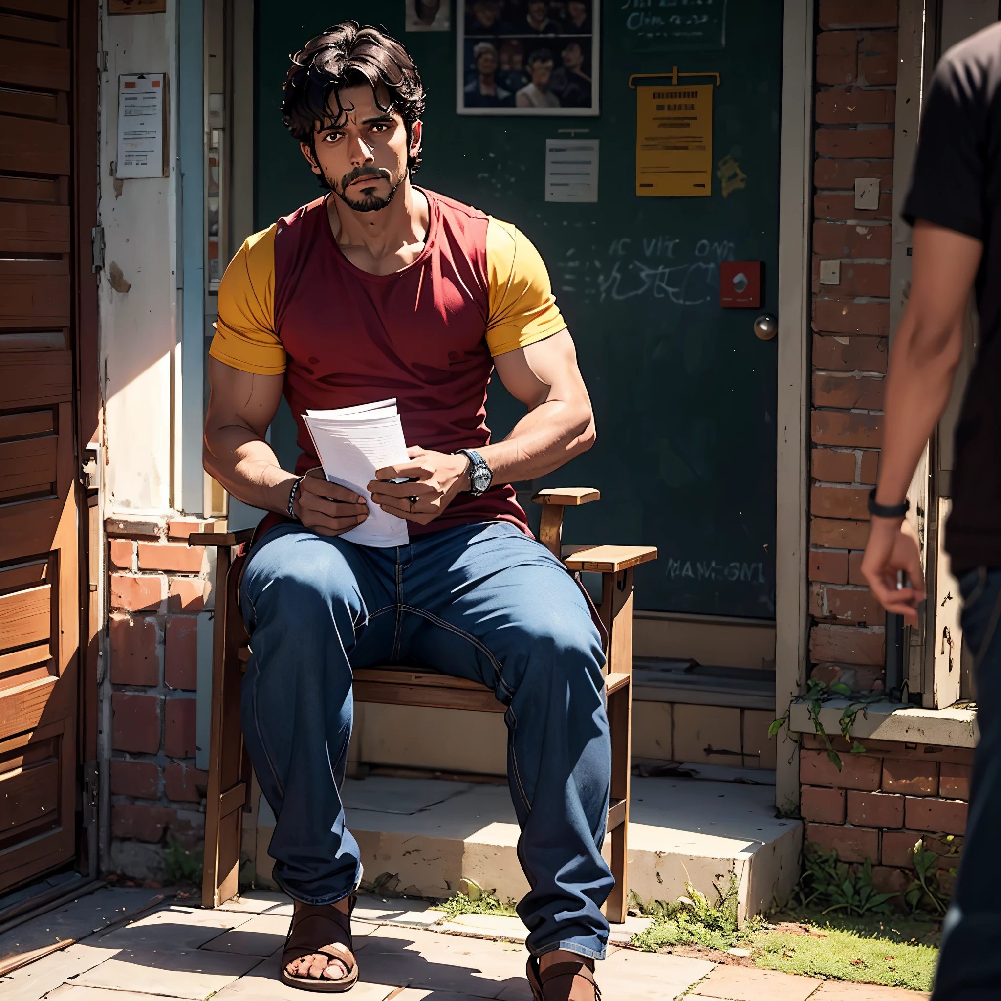 Sethu, aka Chiyaan, is a rough and macho college student, and the Chairman of the college's Student Union.