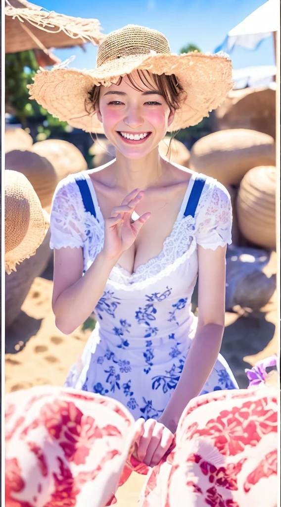 jpn、Summer festivities、rialistic photo、cute smile face、Delicate fingertips、Correct according to the skeleton、Makes your fingertips delicate