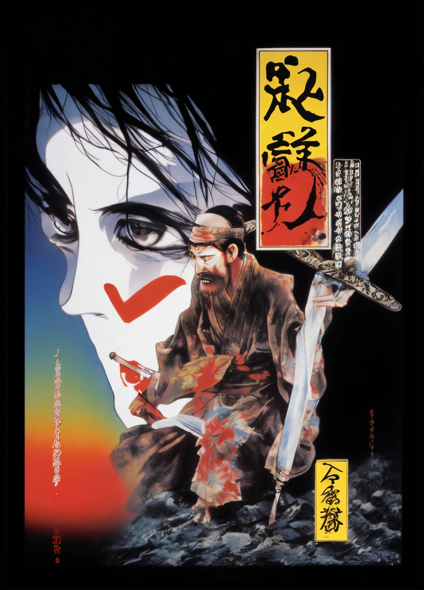 Japanese ghost story。Monument of Yokomizo literature。There is a strange compositional beauty in the muddyness.。