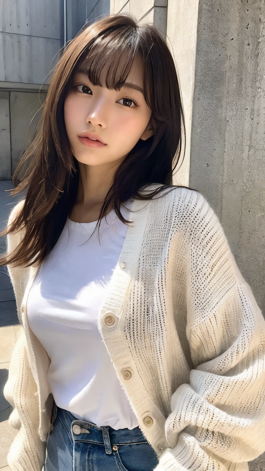 One girl,one piece、White Background,