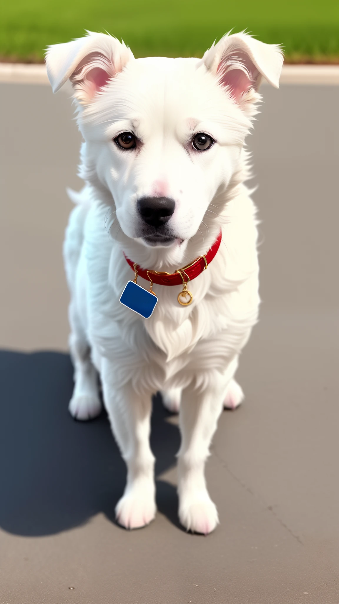 A white dog,emoj，Dumb cute，Korean style，different pos，8k