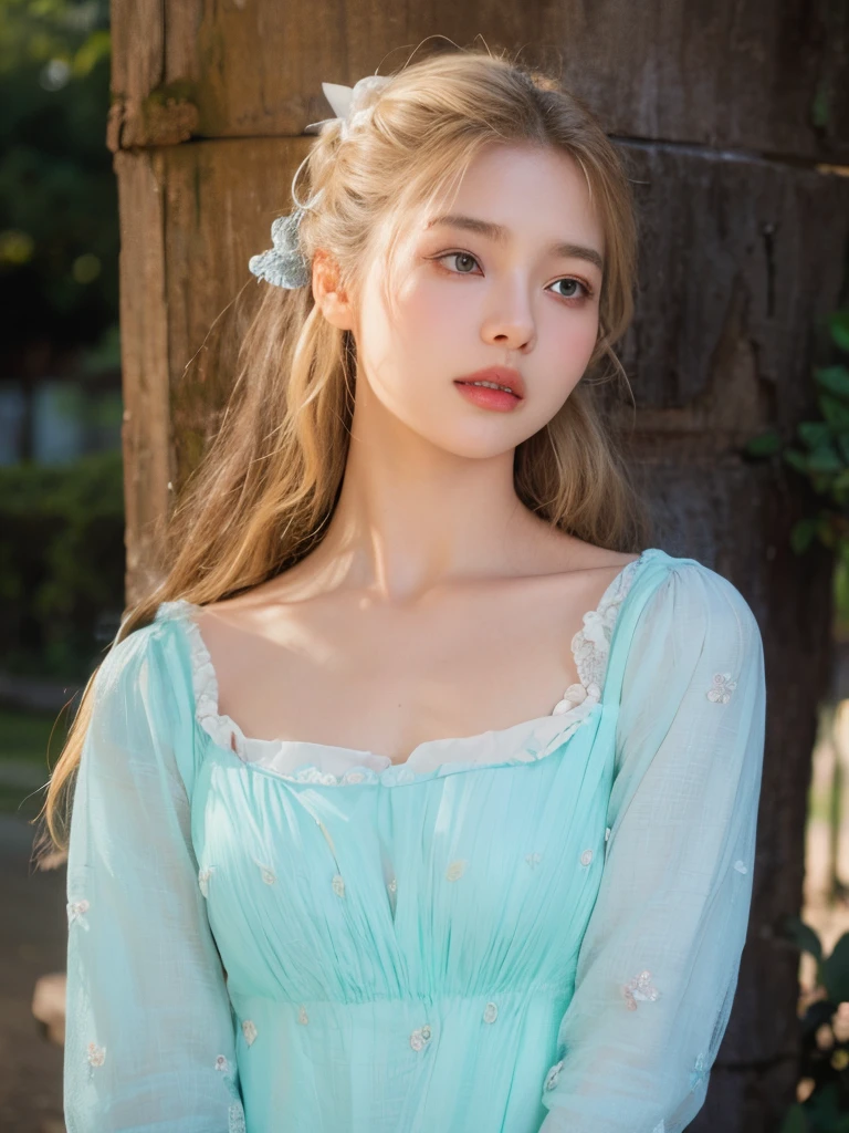 A gentle and charming woman, elegant and vulgar, with a lightness of her own, delicate skin, leisurely demeanor, beautiful eyes, smiling peachy cheeks, unspoken words, breath like orchids, indescribably gentle and lovely people