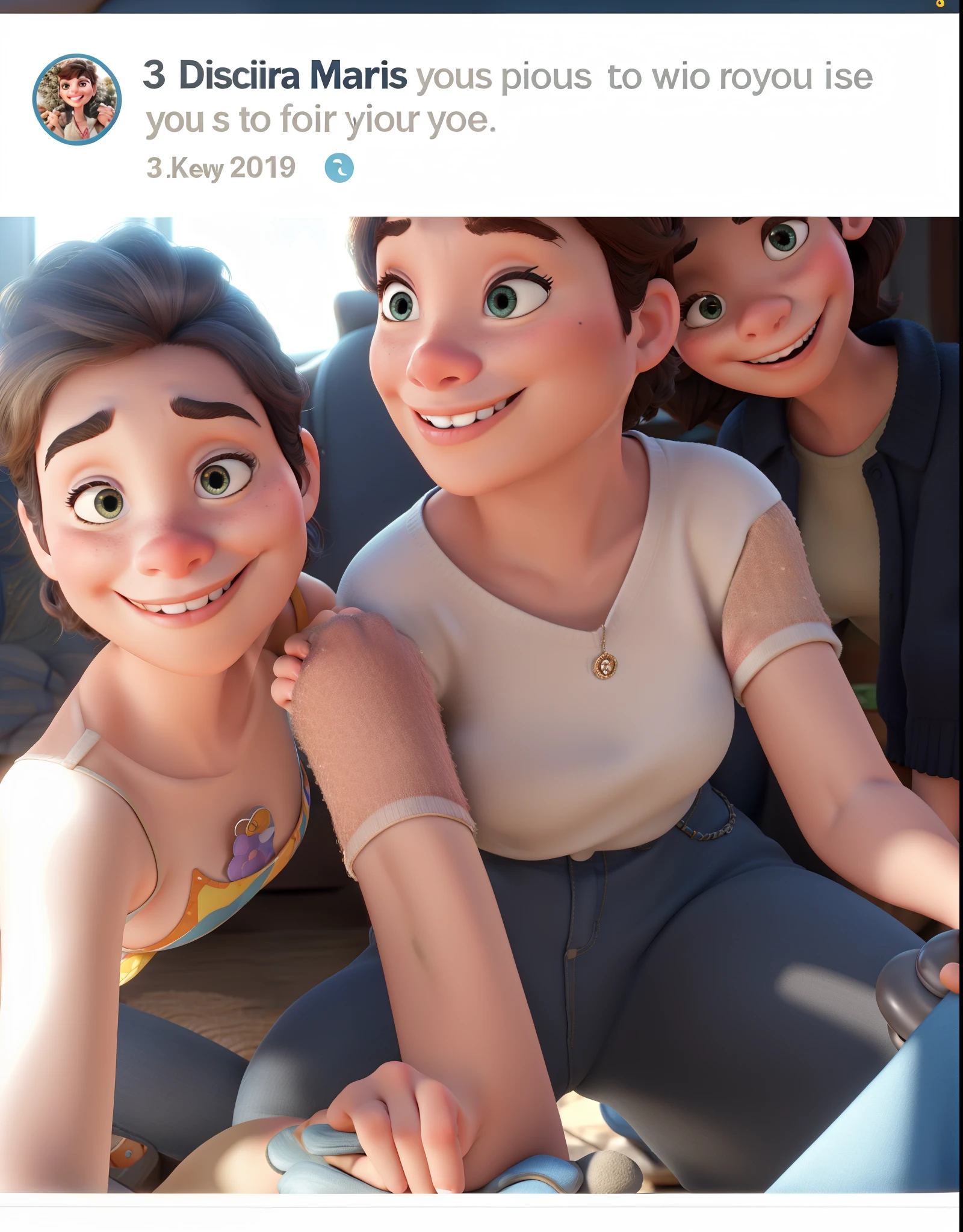 Disney pixar 3 women