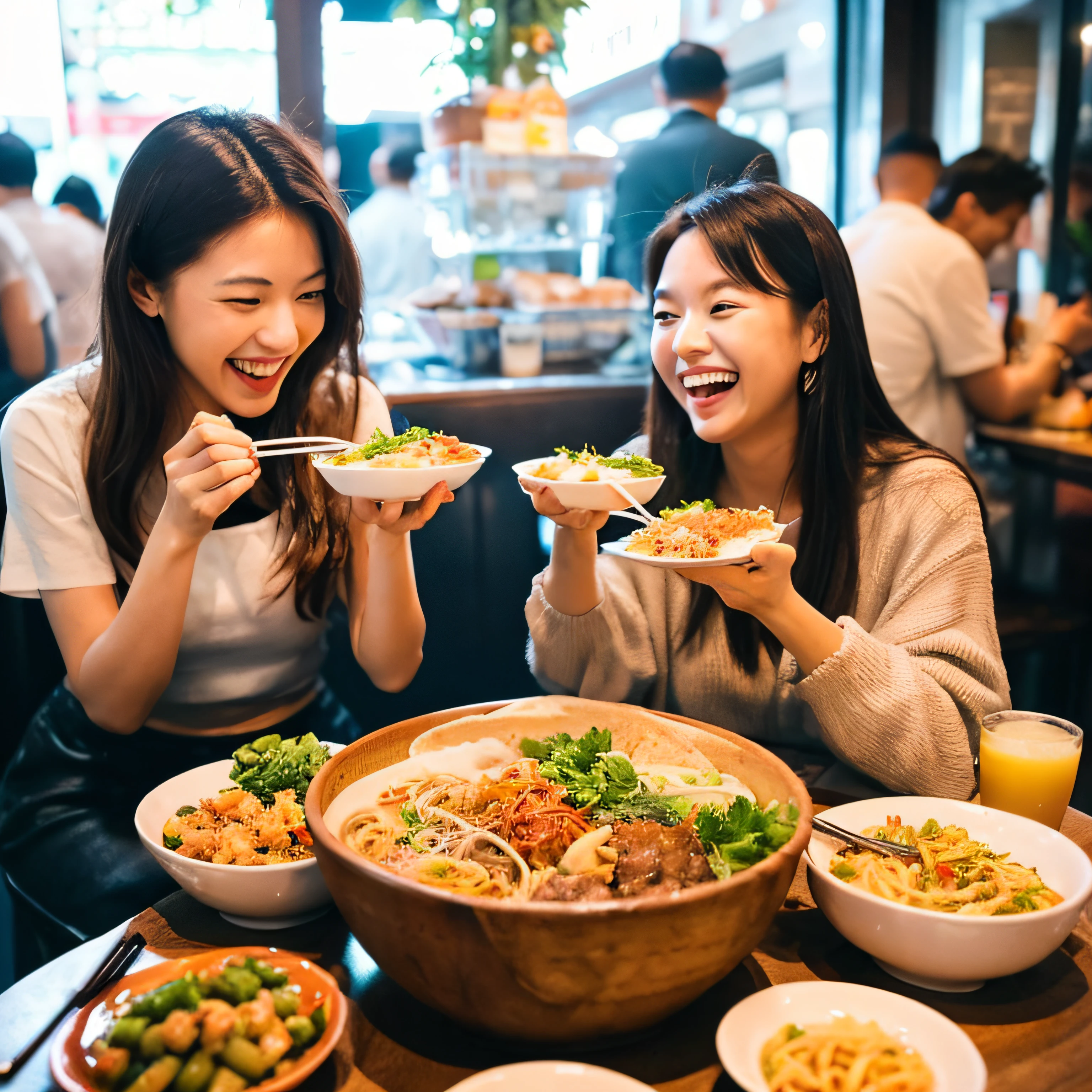 The energy of delicious food and laughter 💖🍜 | Share the small happiness of everyday life | #Food diary