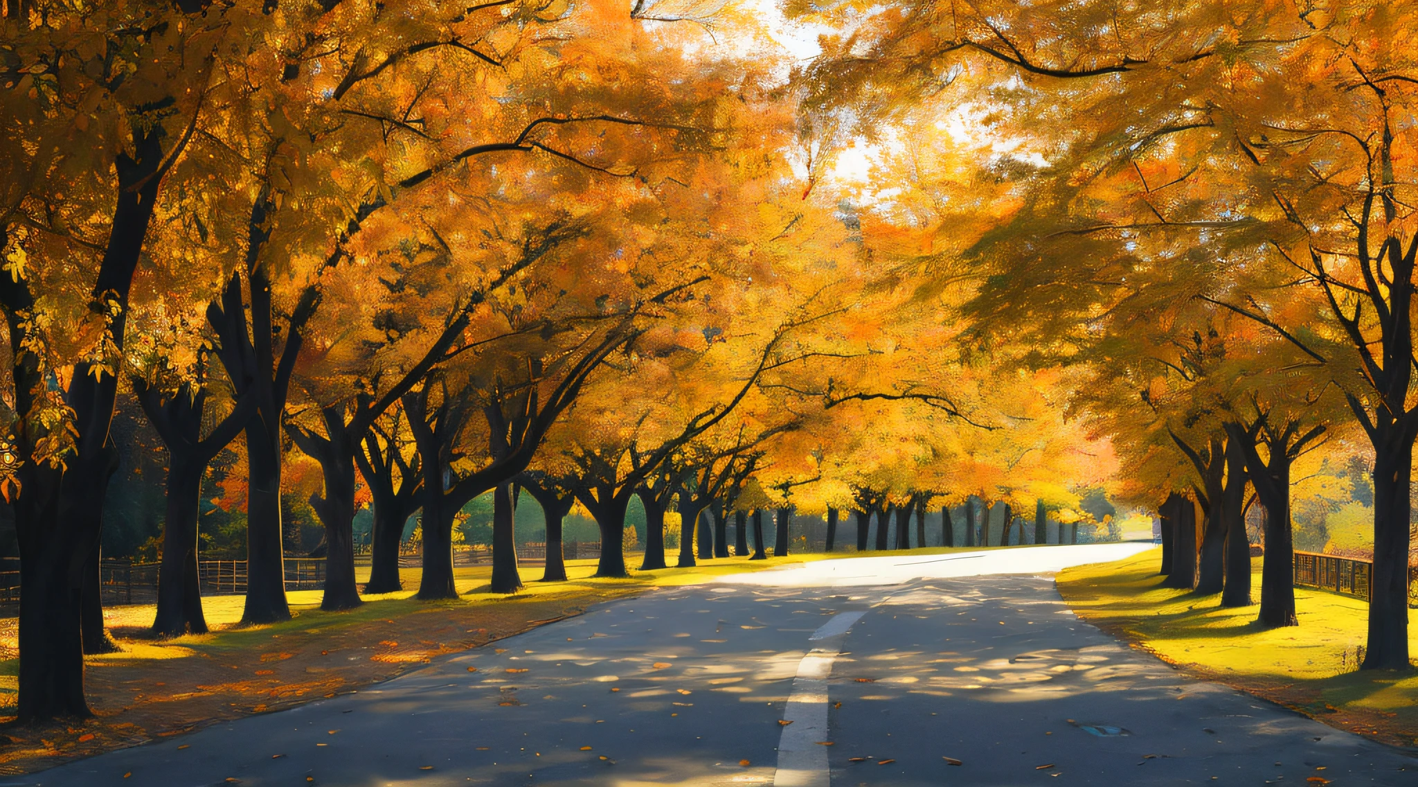 late autumn，It is a poetic and beautiful season，Give people unique views and feelings。The following are some descriptions of late autumn scenery：

1. colorful leaves：late autumn，The leaves begin to change color，gradually changes from green to yellow、orange colors、red colour、Brown, ETC。It's a beautiful view，The leaves on the tree are like a colorful picture。

2. The breath of harvest：Late autumn is also the harvest season，The crops in the fields are ripe，The fruits in the orchard are also ripe。People can feel the joy and satisfaction of the harvest。

3. Cool weather：The weather in late autumn has become cool and pleasant，There is a fresh smell in the air。Just right for a walk、season for outdoor activities。

4. sunny clear sky：The late autumn sky is blue and clear，and the sun was shining brightly，it gives a sense of tranquility、Comfortable feeling。

5. Christmas Eve：The late autumn nights have become cooler，The starry sky is bright，rays of moonlight。Just admiring the starry sky、night view season。

In a nutshell，Late autumn is a beautiful season，Brings rich colors to people、The joy of harvest、Fresh air and quiet nights。Let us enjoy the beauty and feelings of late autumn together！