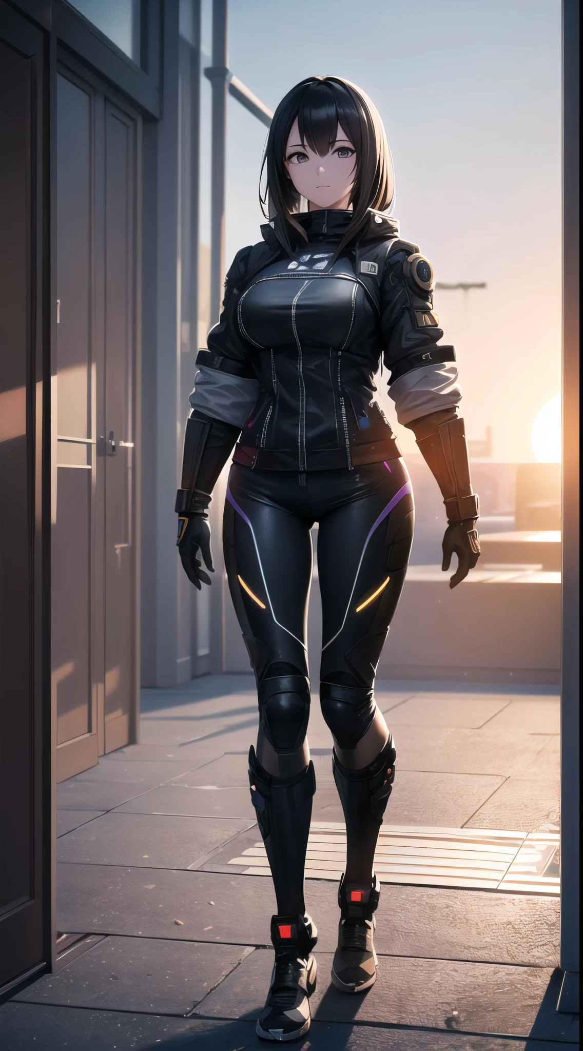 ((Best quality)), ((masterpiece)), (detailed:1.4), 3D, an image of a beautiful cyberpunk female,HDR (High Dynamic Range),Ray Tracing,NVIDIA RTX,Super-Resolution,Unreal 5,Subsurface scattering,PBR Texturing,Post-processing,Anisotropic Filtering,Depth-of-field,Maximum clarity and sharpness,Multi-layered textures,Albedo and Specular maps,Surface shading,Accurate simulation of light-material interaction,Perfect proportions,Octane Render,Two-tone lighting,Wide aperture,Low ISO,White balance,Rule of thirds,8K RAW,