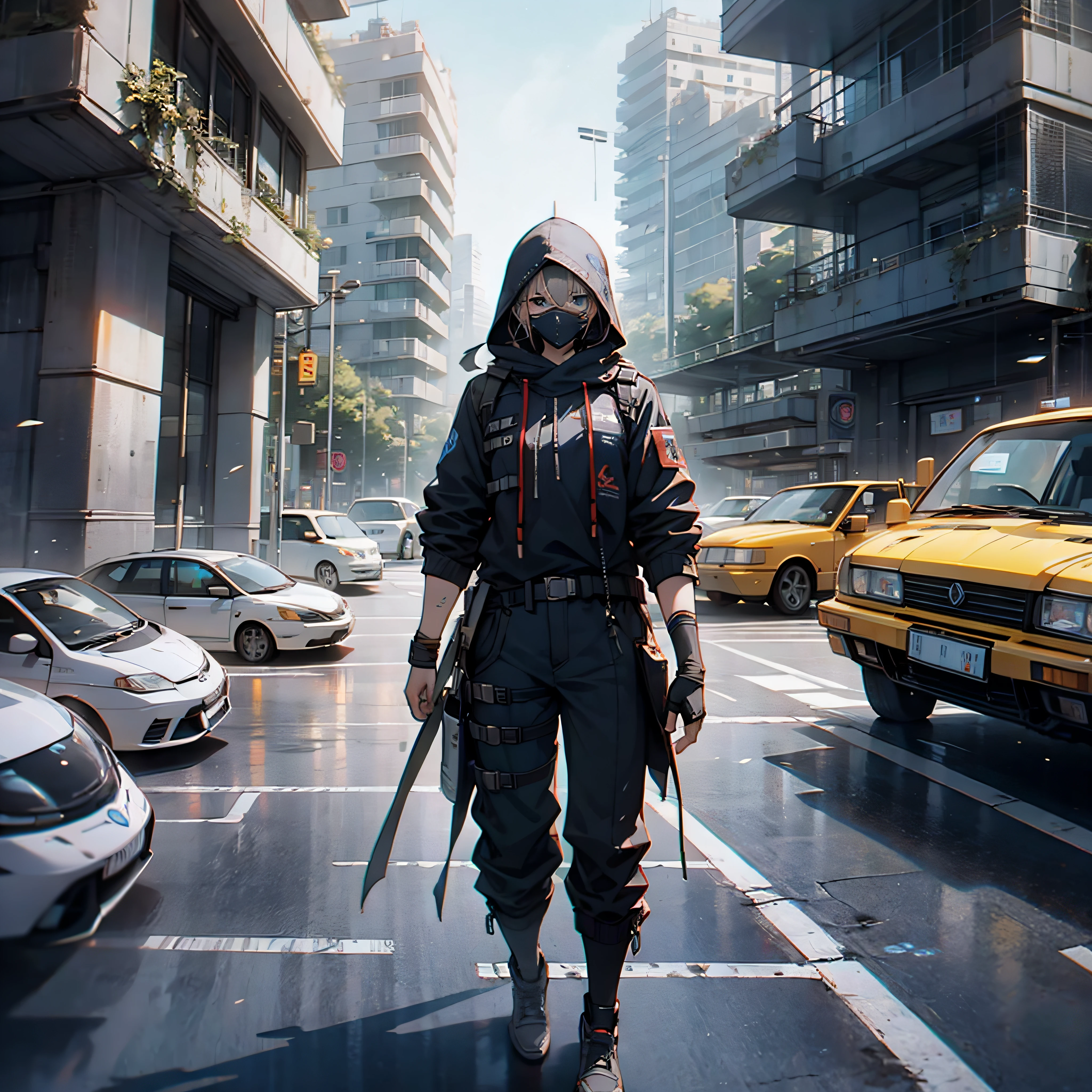 Survivors of a post-apocalypse city