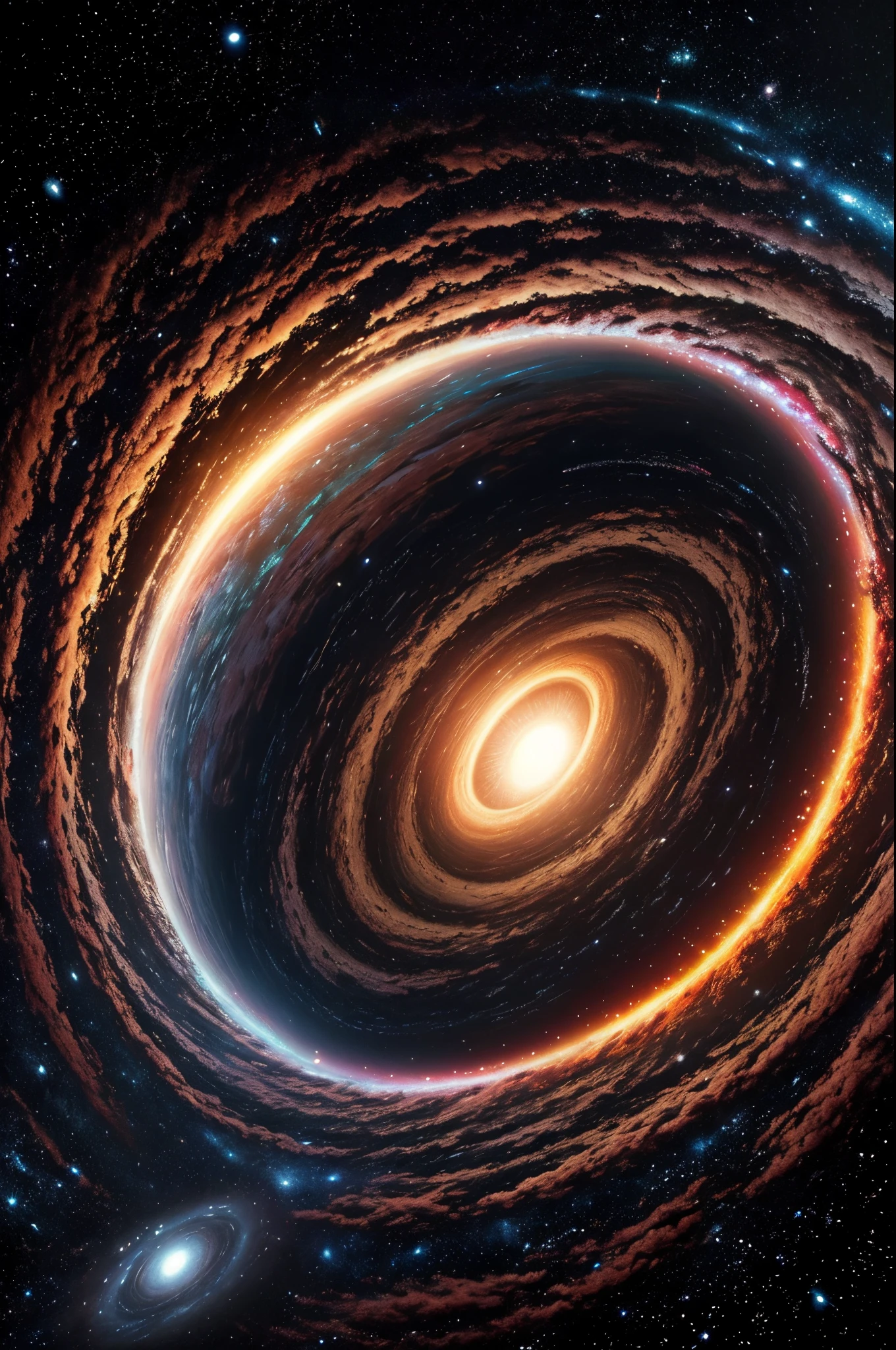 The god, The Almighty Creator of the entire universe, plus, than all galaxies, represented by the figure of a hyper-hyper-mega-giant cloud of energy at the center of a hyper-detailed universe, Ultra-clear, hyper realistic, Intricate, 12), Style of photorealism