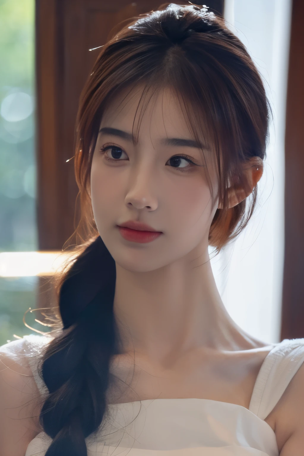 (best quality,4k,8k,highres,masterpiece:1.2),ultra-detailed,(realistic,photorealistic,photo-realistic:1.37),girl, half body shot
