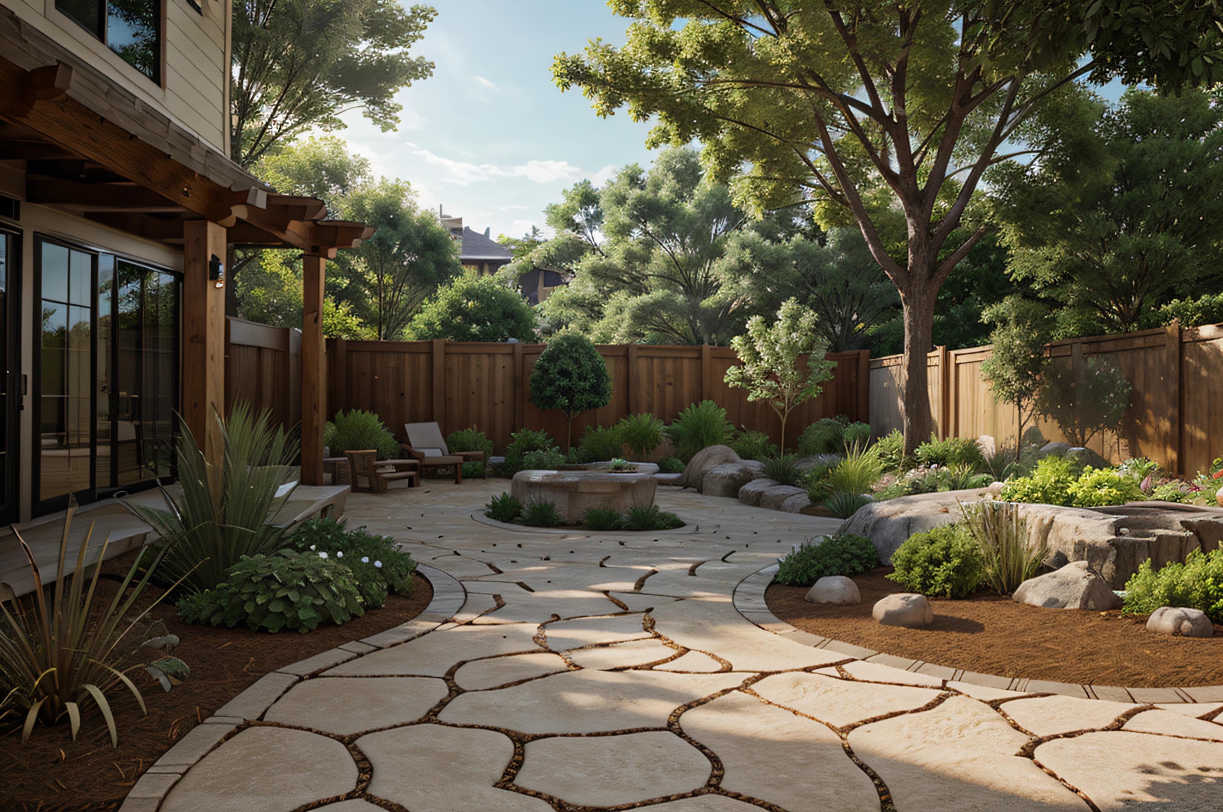 Organic Textures: Create textures for natural elements like leaves, bark, sand, and pebbles to enhance outdoor environments and landscaping renders.