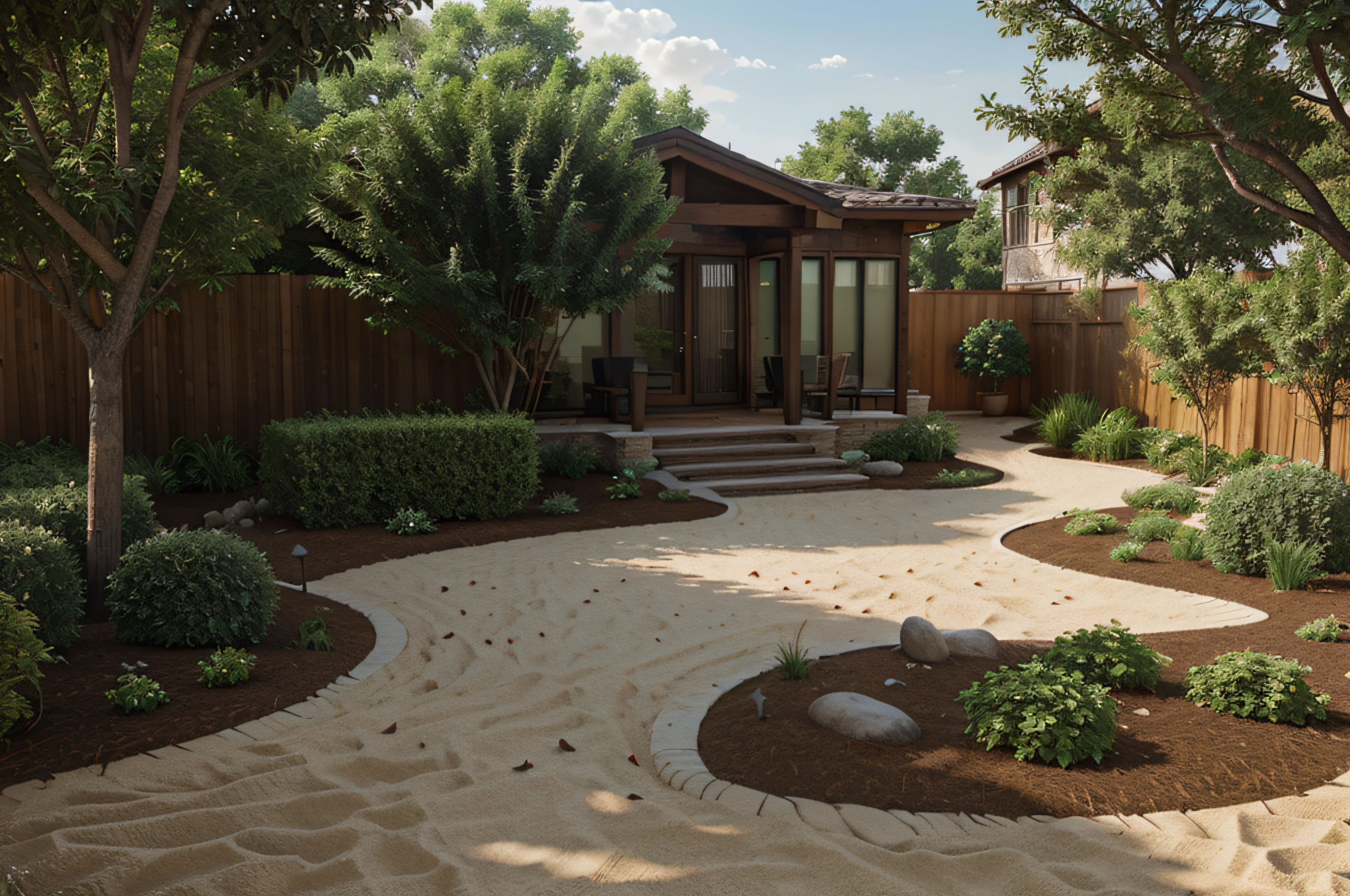 Organic Textures: Create textures for natural elements like leaves, bark, sand, and pebbles to enhance outdoor environments and landscaping renders.