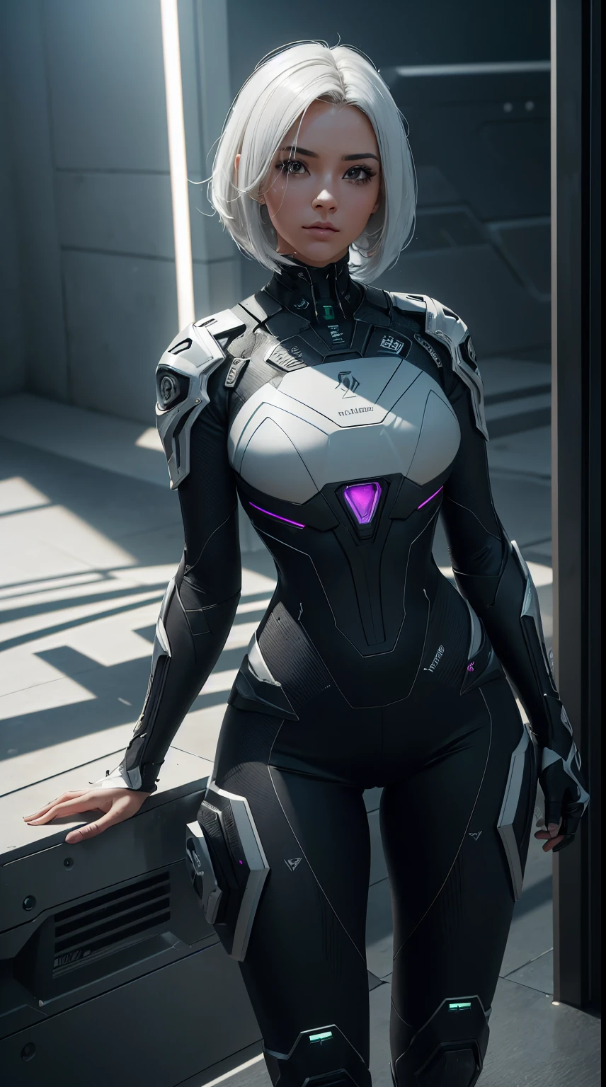 ((Melhor qualidade)), ((obra-prima)), (detalhado: 1.4), 3D, uma imagem de uma linda mulher, cabelos curtos , cabelos rosa, cyberpunk,HDR (High Dynamic Range),Ray Tracing,NVIDIA RTX,Super-Resolution,Unreal 5,Subsurface dispersão, Textura PBR, Post-processing, anisotropic filtering, Profundidade de campo, Maximum clarity and sharpness, Texturas multicamadas, Albedo e mapas especulares, surface shading, Accurate simulation of light-material interaction, perfectly proportions, Octane Render, Two-tone lighting,Abertura ampla,ISO baixo,White balance,thirds rule,8K RAW,