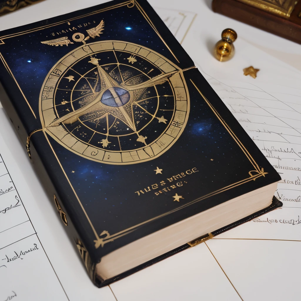 Photo réaliste du signe astrologique Gémeaux sur le theme fantastique