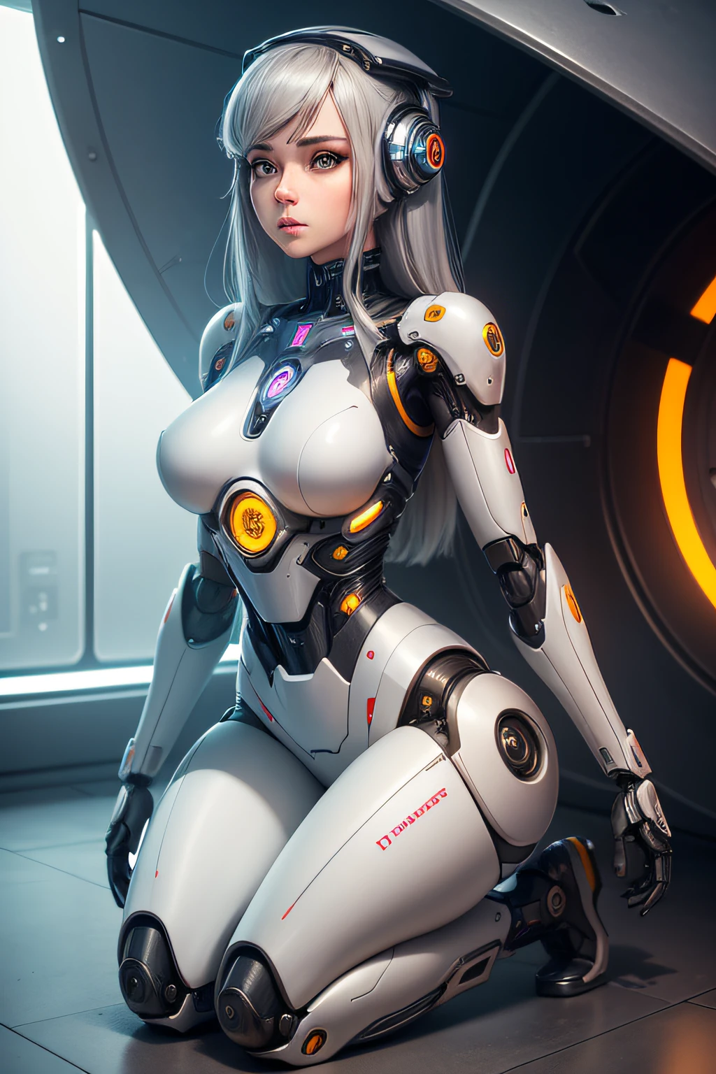 ((top-quality)), ((tmasterpiece)), ((hentail realism)), (detaileds), (Photorealsitic:1.5), Futuristic girl, jpn,(Thick body), (White tranceparent wetbodysuit), 23years old,Lights on armor, Cybernetic headdress, Belly exposure,Get wet all over your body,Exposed milk,deep shading,There is cleavage,Looking at the camera, dynamicposes, scientific fiction, hdr, Ray traching, NVIDIA RTX, Hyper-Resolution, Unreal 5, Sub-surface scattering, PBR Texture, post-proces, Anisotropy Filtering, depth of fields, Maximum clarity and sharpness, the rule of thirds、8K raw data、(Luminous Particle:1.4)、(extremaly detailed cg、Unity 8k Wallpapers、。.3D、lighting like a movie、lense flares)、Reflectors、foco nítido、Cyberpunk art of a、Cyberpunk architecture、spread_legs,brests,masturbation,cowgirl position,sex