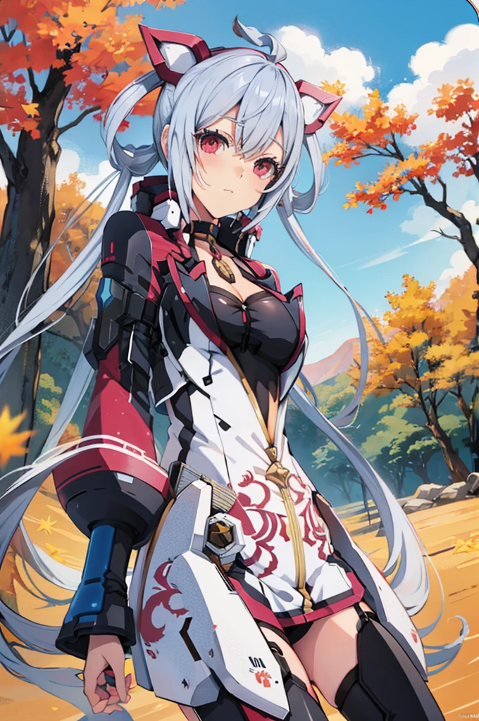 Phantasy Star Online 2, Matoi, in Mountain Temples in Autumn Foliage