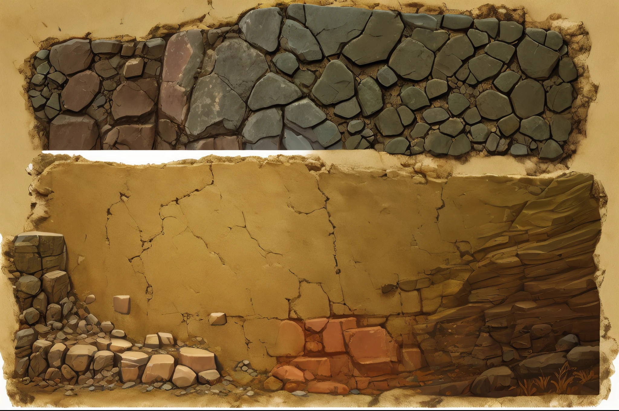 un primer plano de texturas separadas tileable tile set asset game 2d texture diferentes de rocas, Estructuras rocosas altamente detalladas, Texturas pintadas a mano, Textura del juego, various origins, Texturas estilizadas pintadas a mano, mapas de texturas pintadas, Texturas estilizadas, Textura de videojuegos, textura de juego perfecta, texturas de desarrollo, Arte de fondo, Texturas de alta calidad, Textura plana, texturas en capas estilizadas, diferentes texturas y materiales, Texturas realistas Hoja de activos del juego, Textura para 3D, Textura para 3D, texturas de desarrollo, diferentes texturas y materiales, Texturas pintadas a mano csped pidras separadas recursos para videojuegos asset de texturas 2d separadas