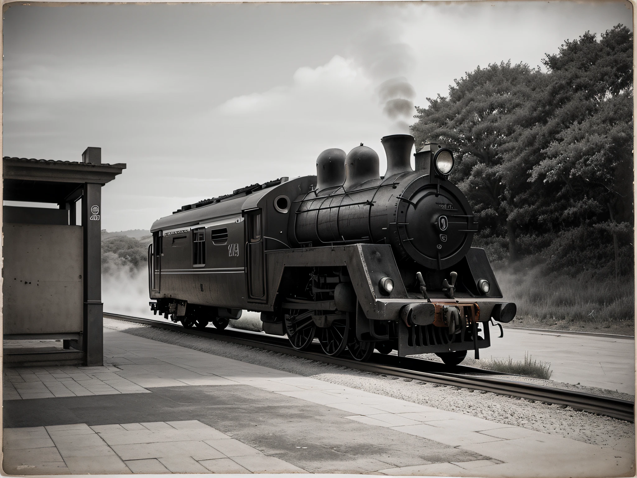 an ancient engraving depicting an armored train, old, the era of the 11th century, calm tones