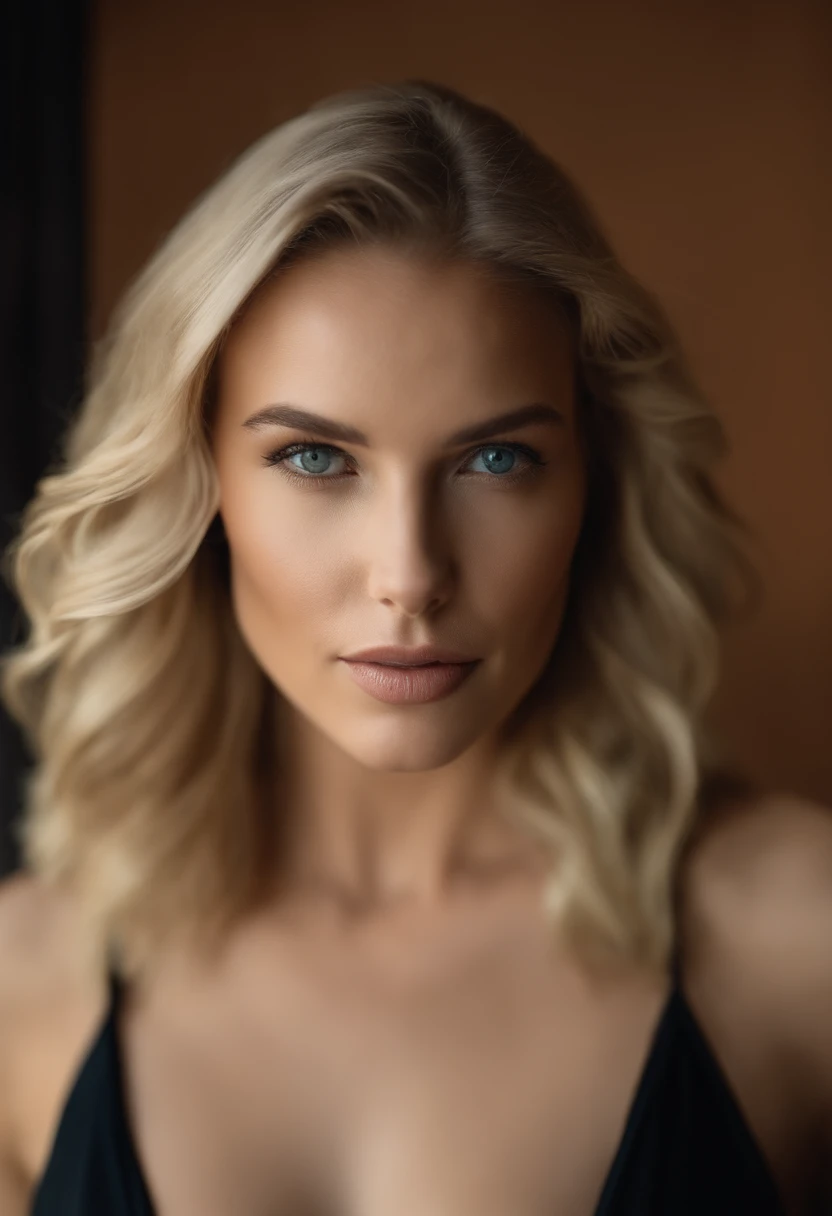 Bleu dechiré jean with a white croc top and a black dress , fille naturel aux yeux vert claire, Portrait de Justine Mazurier, cheveux blonds carré plongeant et grands yeux, une jeune femme, maquillage naturel, Look directly into the camera, Visage avec Artgram, decentes léger Maquillage, Superbe photo du corps entier, debout dans la rue , gros seins, Blonde, Frenchwoman