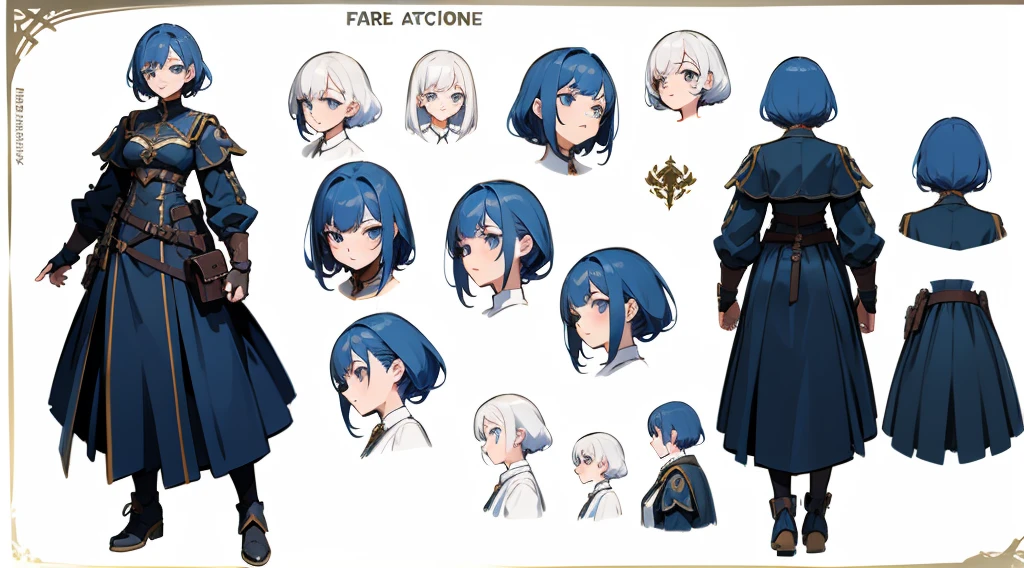 Female original character reference sheet adoptable,