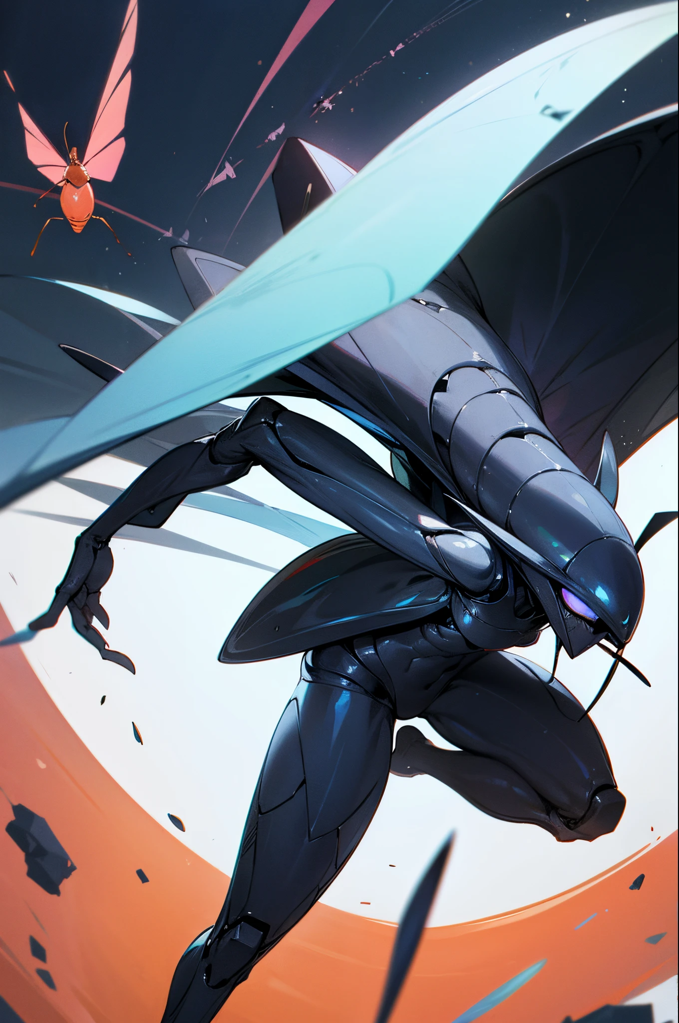 alien insect humanoid that can fly