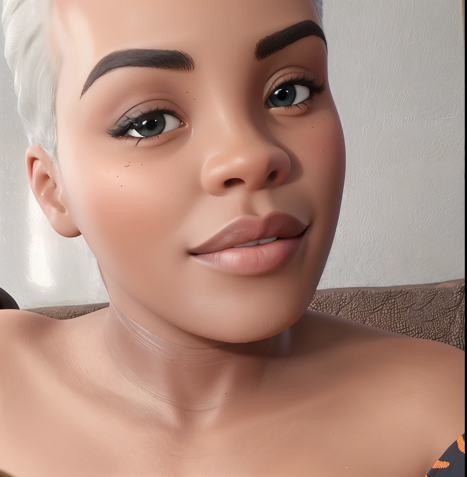 Naked Daughter, African, Noir, Anbar's Eye, Blonde shortcuts, From 16 to 19 years old ,Wear collar only, full bodyesbian, Pouty lips, fullnude、slave auction、drooping huge udder、Too big butt、Saggy belly