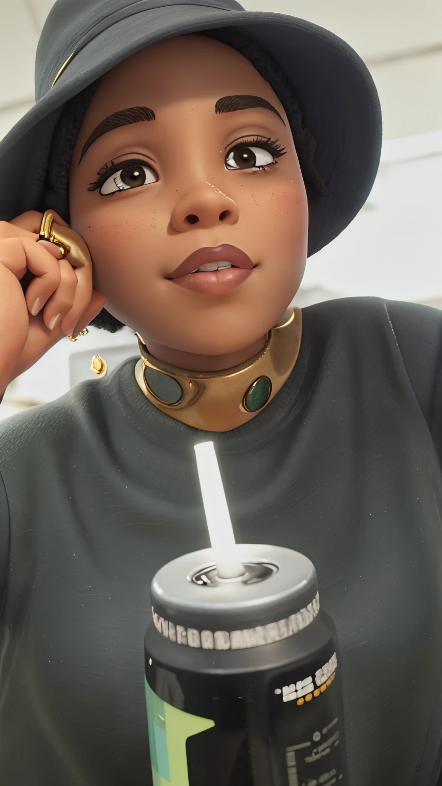 African light skin woman