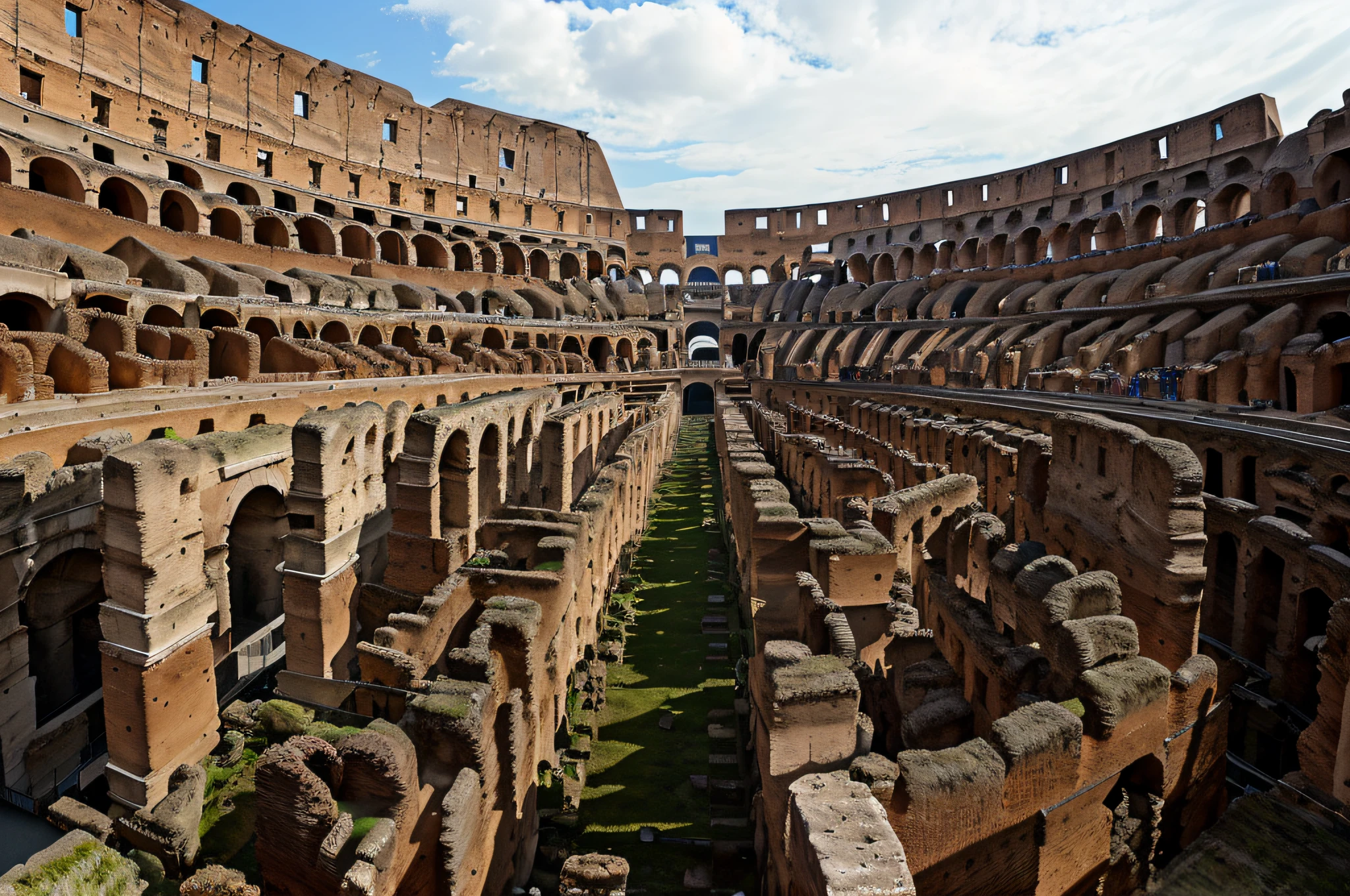 view of the inside of the large arena with track, inside the Roman Colosseum, At the Colosseum, At the Colosseum, In the Gladiator Arena, Colosseum, Colosseum, Roman Coliseum, Colosseum of Rome, Colosseum, Rome, ancient Roman setting, Ancient Rome, Rome, Roman architecture, you can see all the excerpts