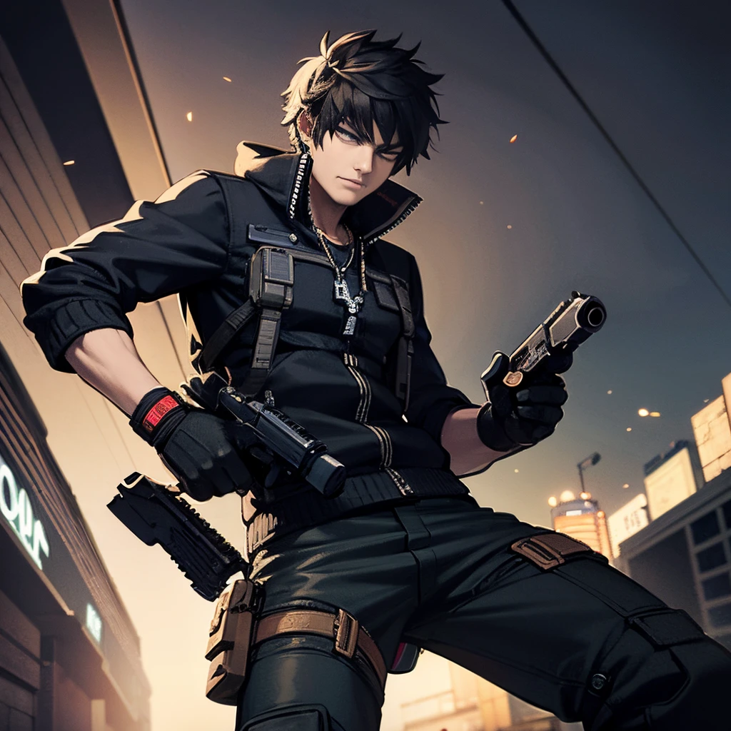 Stickman holding a gun in his hand, with pistol, smoking and holding a gun, 3rd person shooter, he has a pistol, with a gun, holding gun, pistol on his hand, holding a gun, he has a pistol!!, man with a gun, holding a pistol, brandishing a gun, holding pistol,concept design