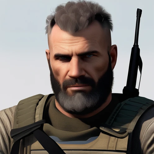 SGT Johnny "Soap" MacTavish is famously portrayed by Neil Ellice, with blue eyes, a short buzzcut Mohawk haircut (Widows peak hairline), and a short beard. His jawline is defined, and his ears are a bit smaller than the average human male. ,Call of Duty: Modern Warfare series,SGT Johnny "Soap" MacTavish is famously portrayed by Neil Ellice, with blue eyes, a short buzzcut Mohawk haircut (Widows peak hairline), and a short beard. His jawline is defined, and his ears are a bit smaller than the average human male. ,close up, face