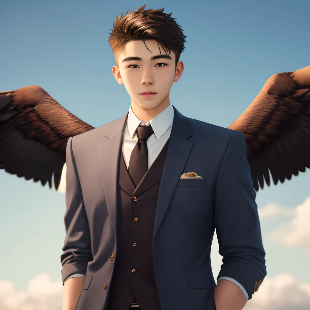 A young man who can become an eagle