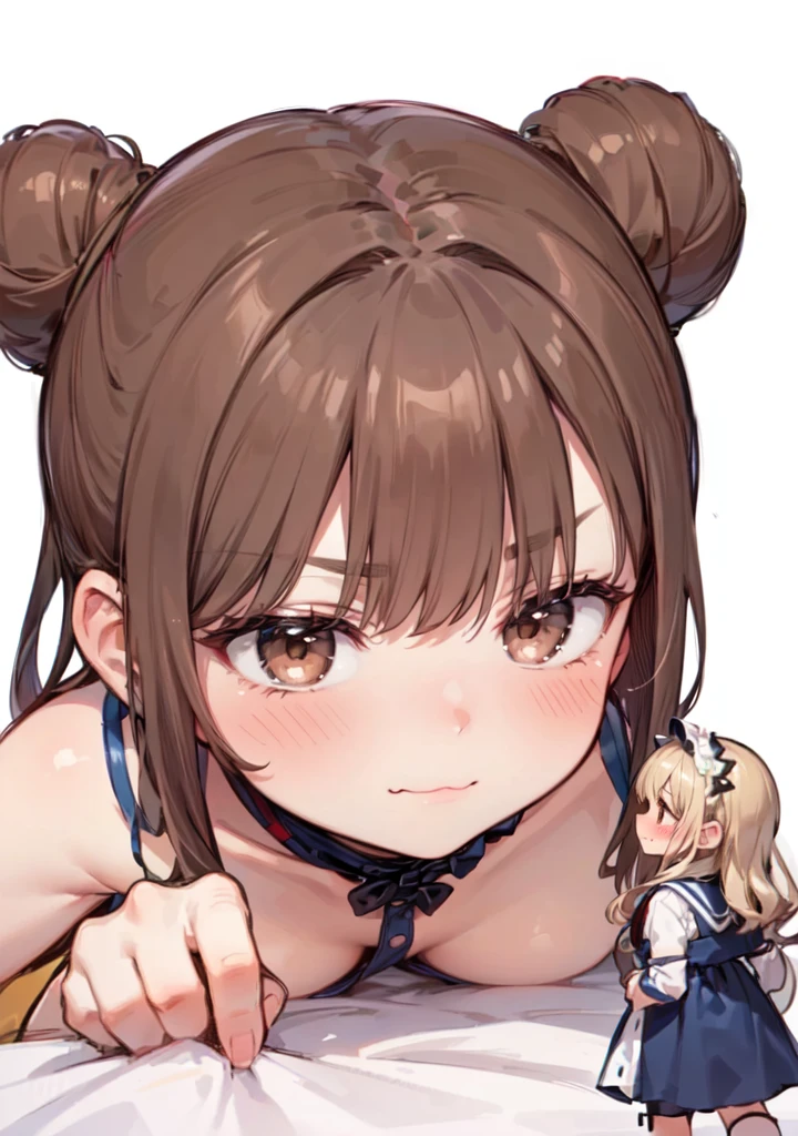 ((masterpiece, best quality)),high resolution,ultra detailed,8k,16k,detailed background, perfect lighting,detailed beautiful eyes,1girl,nsfw,embarrassed,blush,look at viewer,show off nipple,steam,long nipple,heavy breathing,seductive smile,(open mouth,oral,spread mouth:1.2),(close up face,from above:1.2), (pov:1.4),(front view:1.2),sweat,fisheye lens,1penis,(vaginal,sex:1.3), penis in pussy,(naughty smile:1.2),bottomless,show off pussy,pussy juice,cum in vagina,boy on top,face to face,hetero,tear,in heat,spoken heartmark,open arms for viewer,loss of virginity
,(small breast,slender,fair skin,barbara,medium curly twintail,blue eyes,blond hair,short body,short stature:1.2),(sea,stone,maid)