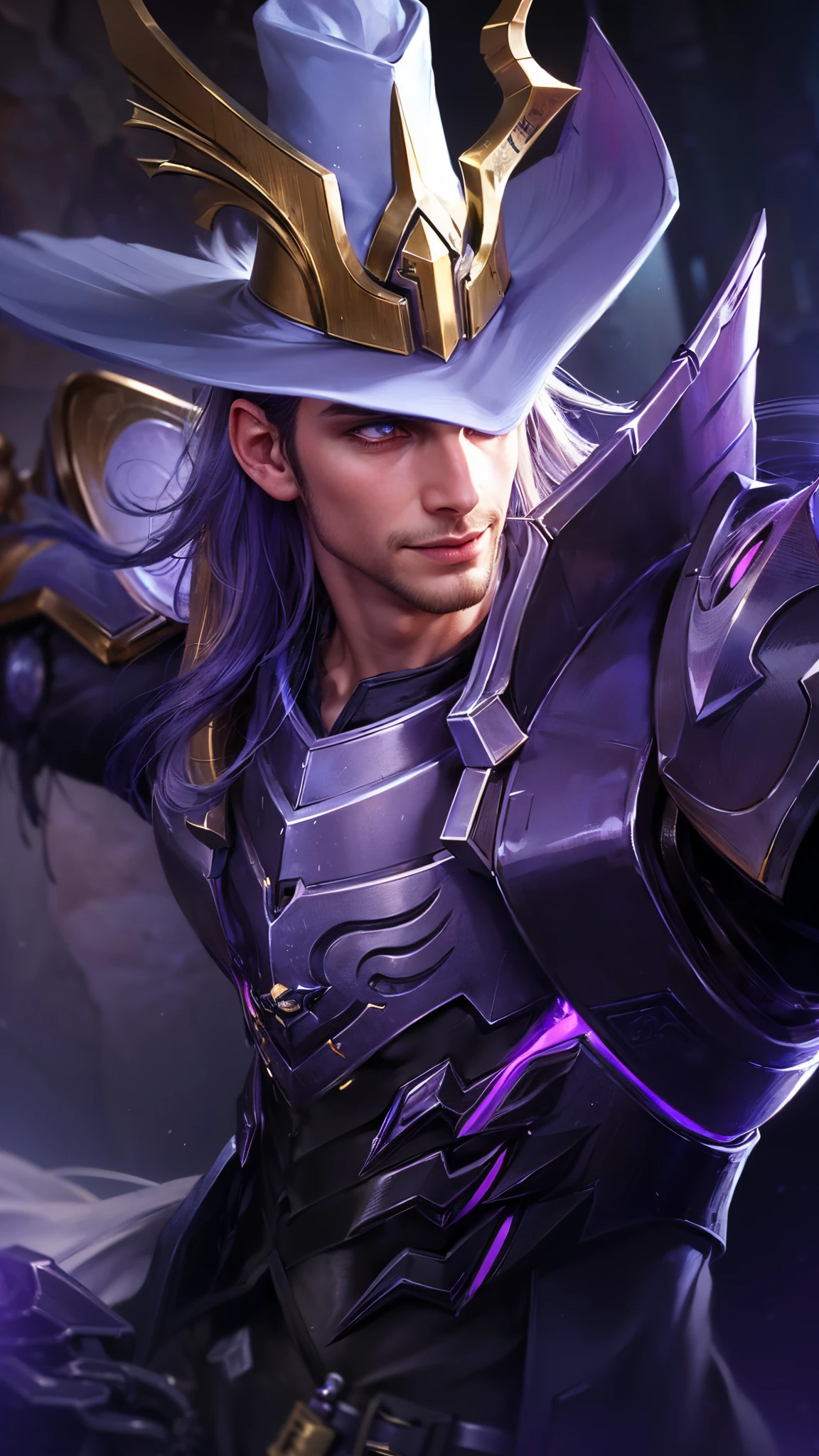 (Intricate Details, Masterpiece, Best Quality, High Resolution, 8k), (1man), (male:1.2), mature, dandy face, finely detailed eyes and face, toned body, masculine appeal, commanding presence, hot stud, bulging biceps and triceps, well-developed quadriceps and hamstrings, light skin, burgundy straight layered bangs hair, aquamarine eyes,  ornate details,  portrait, solo, half shot, looking down, detailed background, detailed face, (cogpunkai, cogpunk theme:1.1),  tech-mage,   [magic|technology], melding of spellcraft and advanced technology,  intricate [spellcasting clothes|mechanical gear], gear shaped glyphs,  ancient crystals,  [gears|ancient spell],  floating particles,  [innovative|enchanting] aura, high tech vehicle in background,   , finely detailed background, Depth of Field, VFX, masculine male, masterpiece, ((perfect eyes)) best quality, (semirealism:1.9), beautiful lighting, (extremely detailed CG unity 4k fhd wallpaper), High Detail, Sharp focus, dramatic outdoors, 1 boy ,19 years old, brown short hair, blue eyes, smile