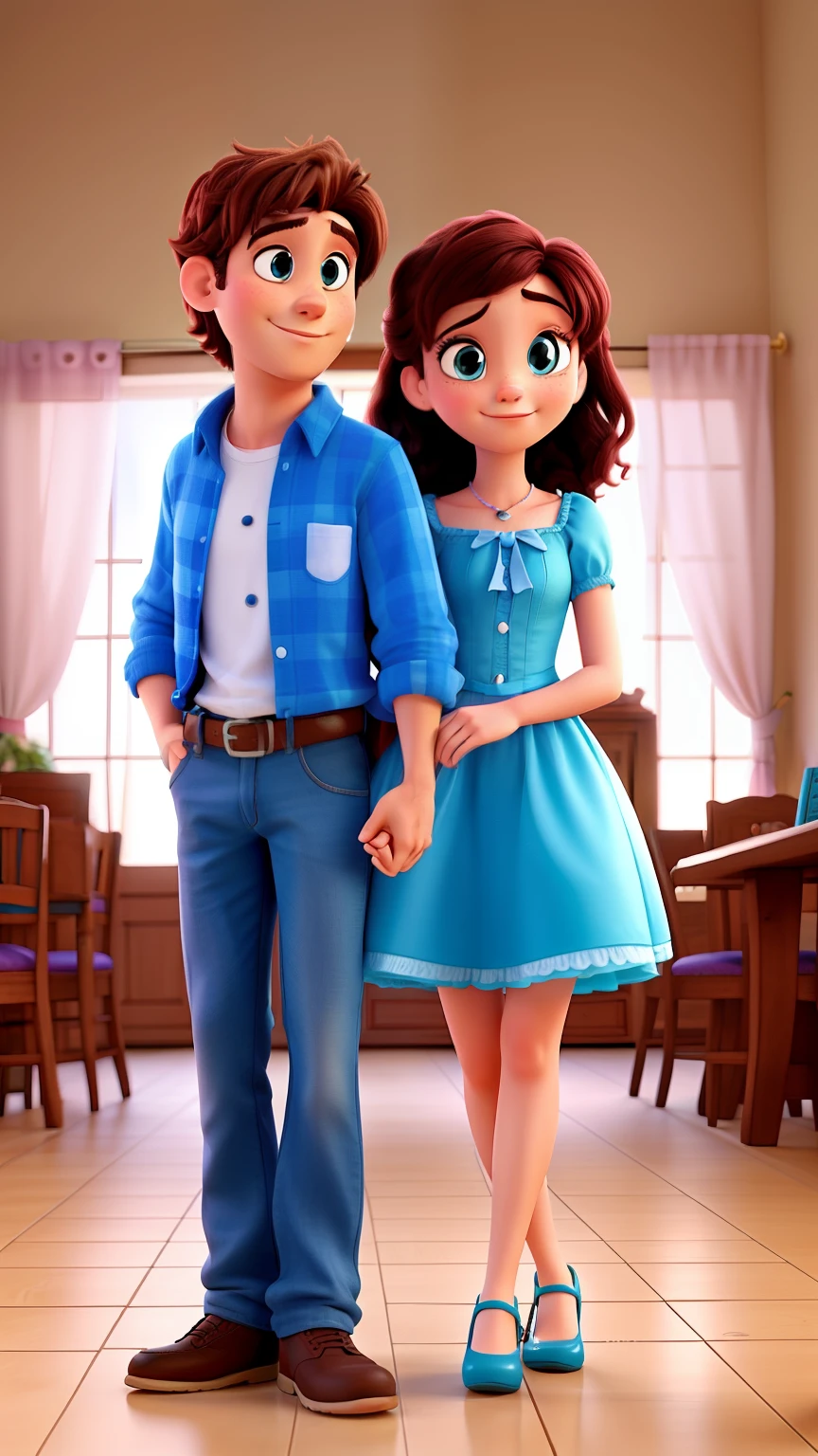 couple romantique, comme les films Disney Pixar