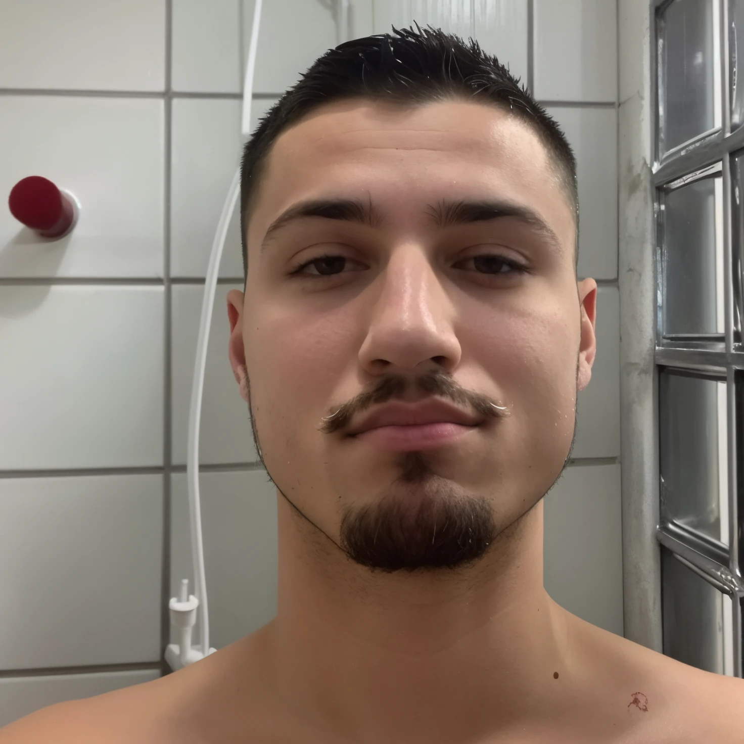 tem um homem com barba e bigode no chuveiro, 2 3 anos, 2 2 anos, 18 anos, rosto largo raspado limpo, 21 anos, Condutor de Ene, 2 4 anos, limpo raspado, 2 7 anos, raspado limpo largo largo face larga, 2 8 anos, 2 9 anos