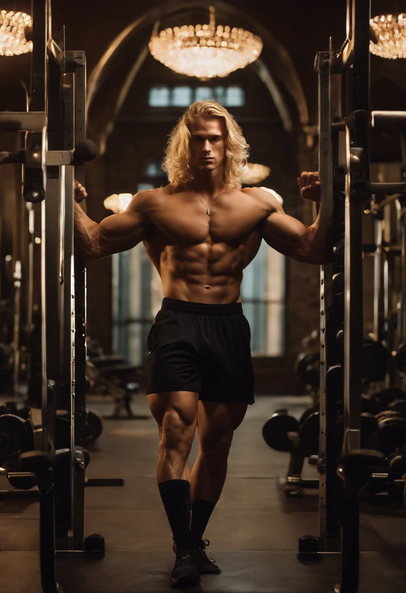 Aemond is seen in his family's opulent gym, fiercely training alongside his best friend Criston.,original,He is tall and fit. He has muscles but is thin. He is in his late twenties. He has long blonde hair and a violet eye. His other eye is prosthetic. He often wears black casual clothes. He is a man.