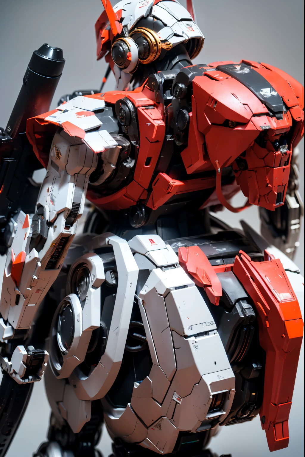 Mecha warrior,((Mechanical soldiers,Templated basic equipment:1.3)),Alone,the street,((Tactical helmets,Mechanical headphones,Telescopic folding combination protective cover,Electric heat gun，its tip will heat up and turn red,There is a line extending from the backpack，Mounted on the rear of the weapon)),(The backpack is a rectangular battery backpack,High detail backpack),（（lead black shell,Exoskeleton mech,The mecha is half-covered and half-exposed，Silver metal frame and pipes:1.4））,HUMANOID MACHINERY,mechanicalparts,(the golden ratio:1.2),Works of masters,[(white backgrounid:1.4)::10](meticuloso), (Complicated details),Clean lines and human body design,Gender ambiguity