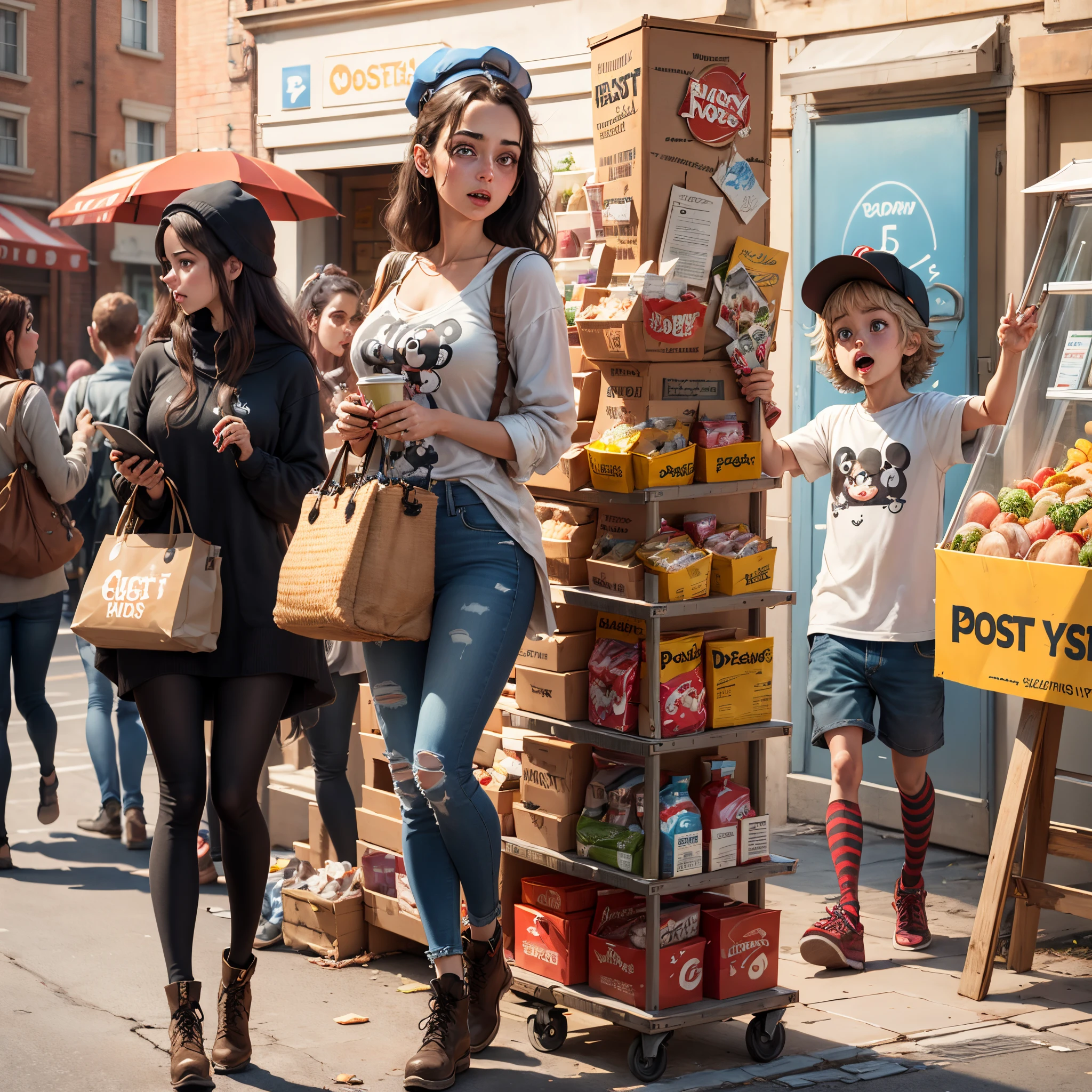 Poste disney pixar ragazza con problemi con il cibo
