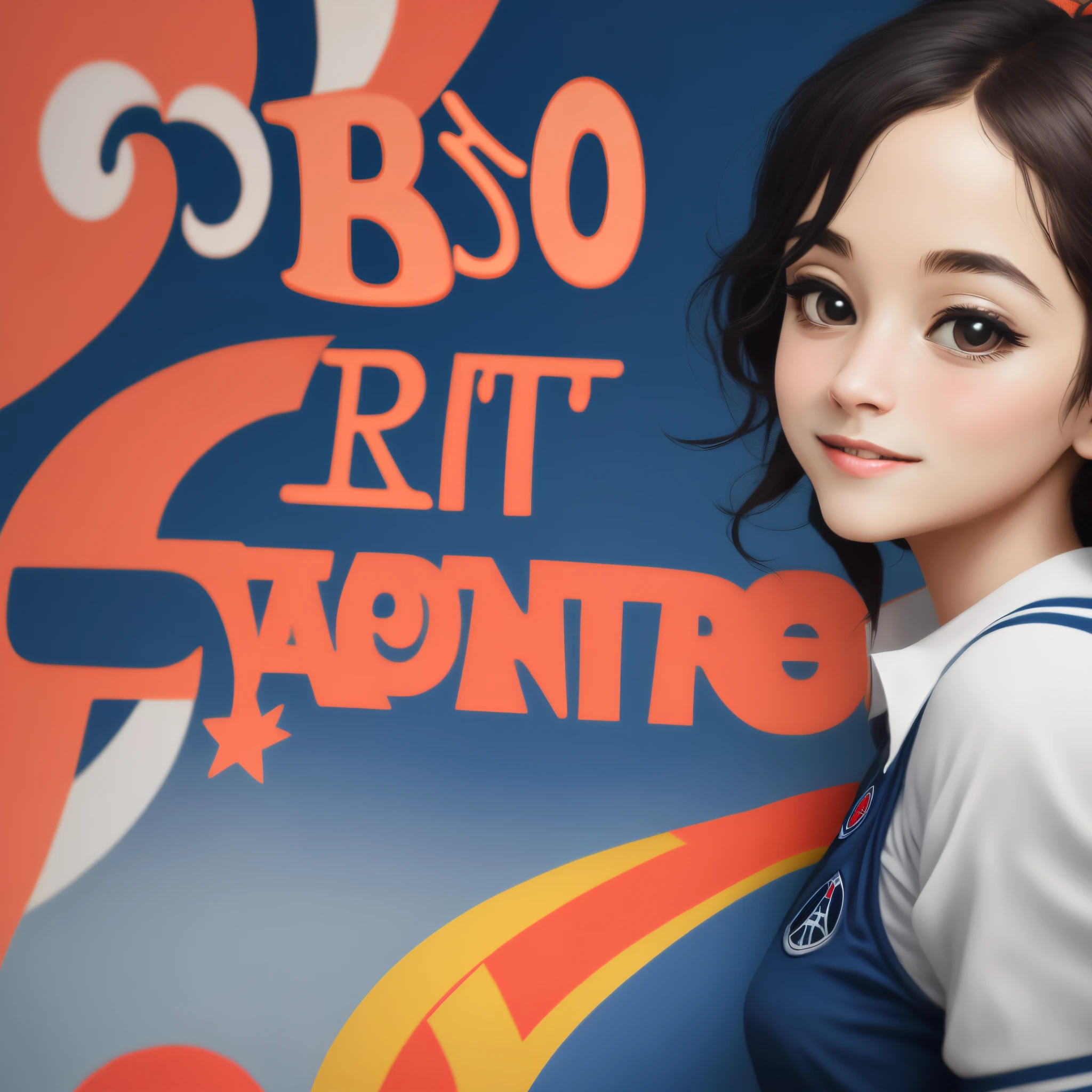 Create a fond with the colors of PSG